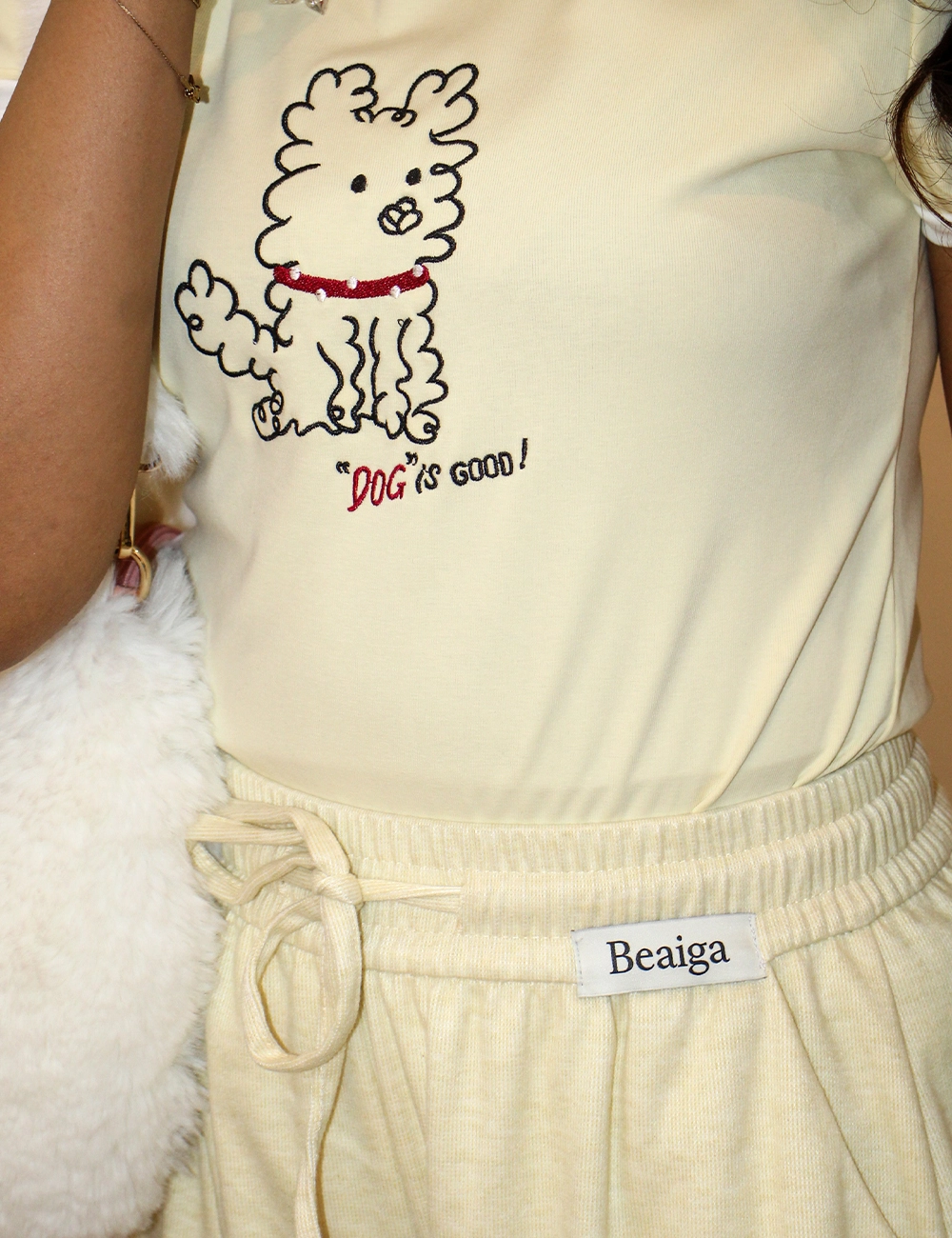 Wish Lantern Trouser — Butter Mochi alternate view