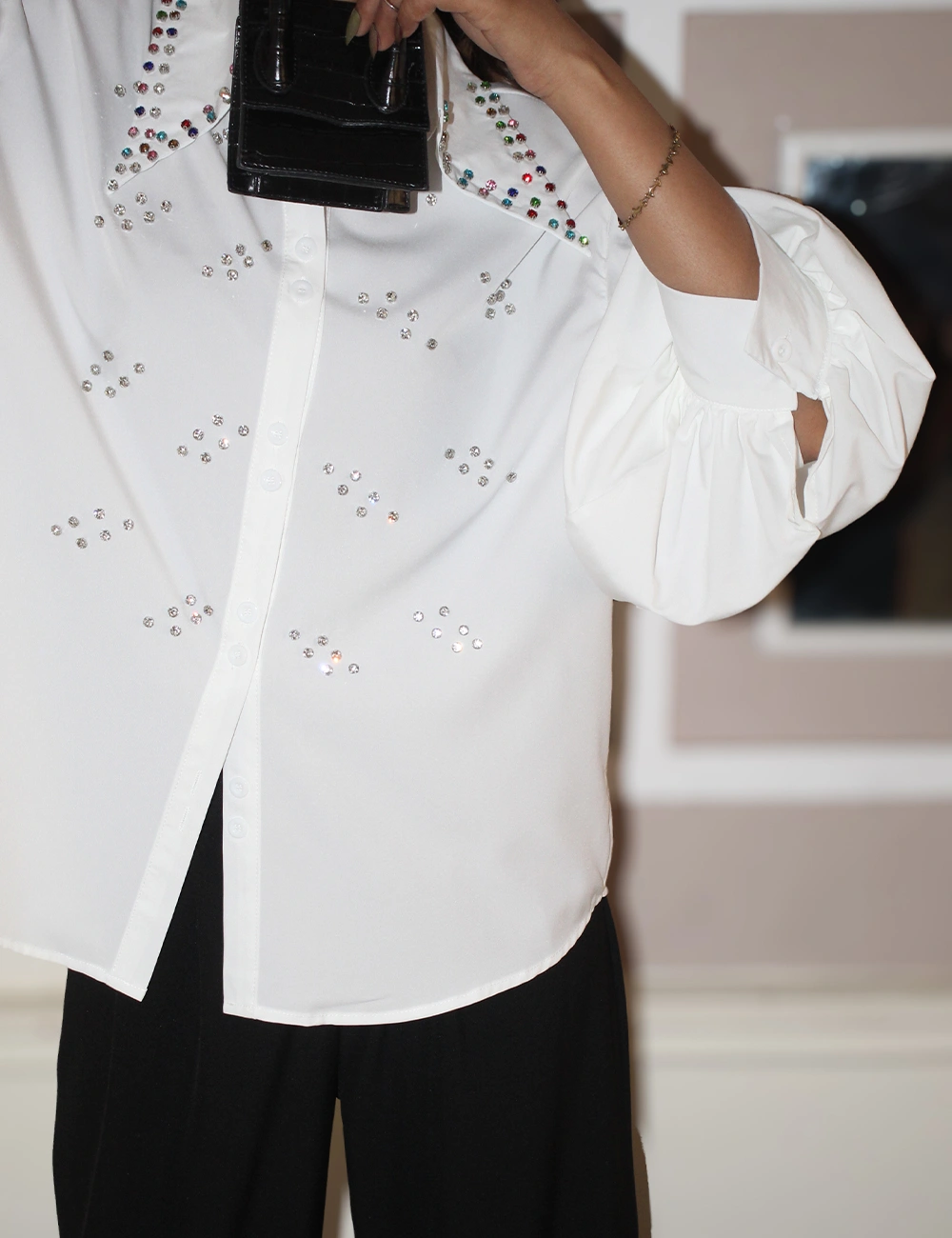 Pearl Glow — Crystal Lantern Shirt — View 5